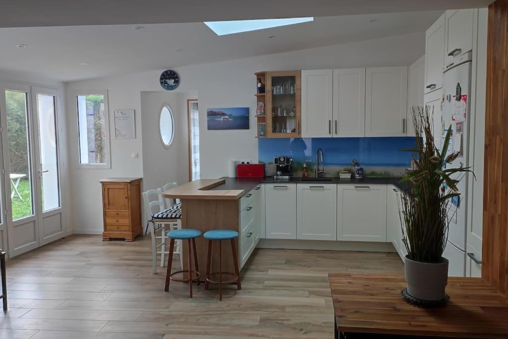 Maison Spacieuse 50 M De La Plage Ouistreham Eksteriør billede